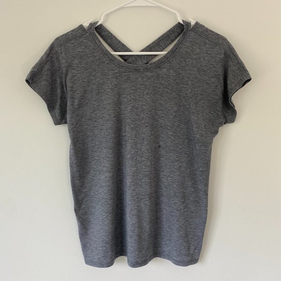 Athleta Girl Cross Strap Tank Top Active Work Out Shirt Size XL / 14 - Picture 1 of 9